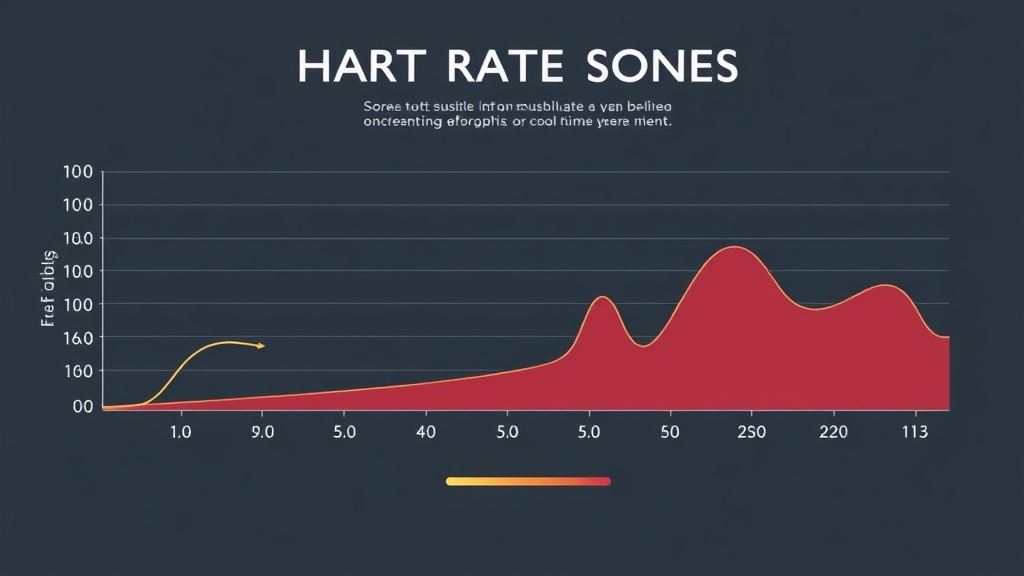 심박수 5구간을 색상별로 구분하여 표시한 가로 막대 그래프 이미지